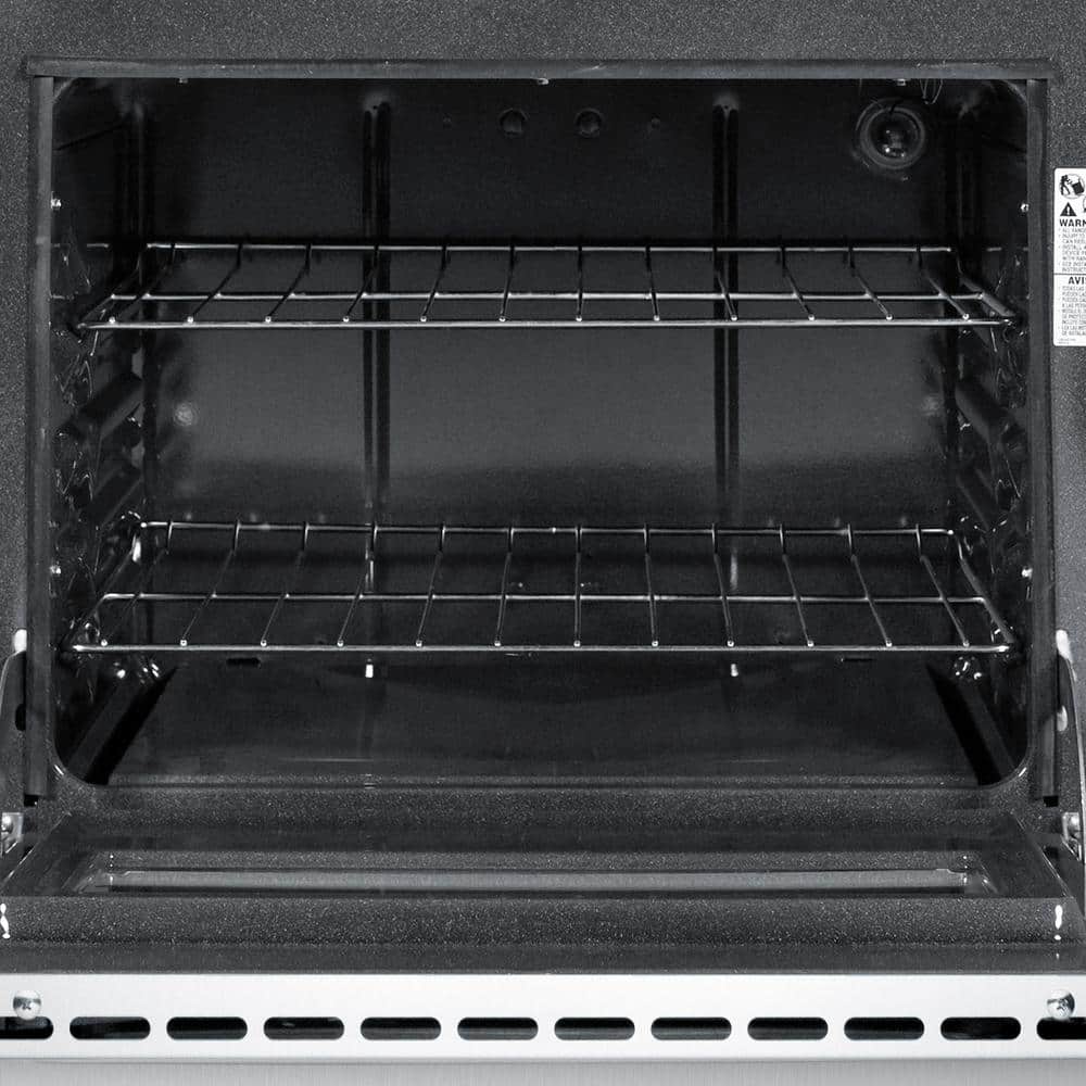 24 In. Single Gas Wall Oven in Stainless Steel