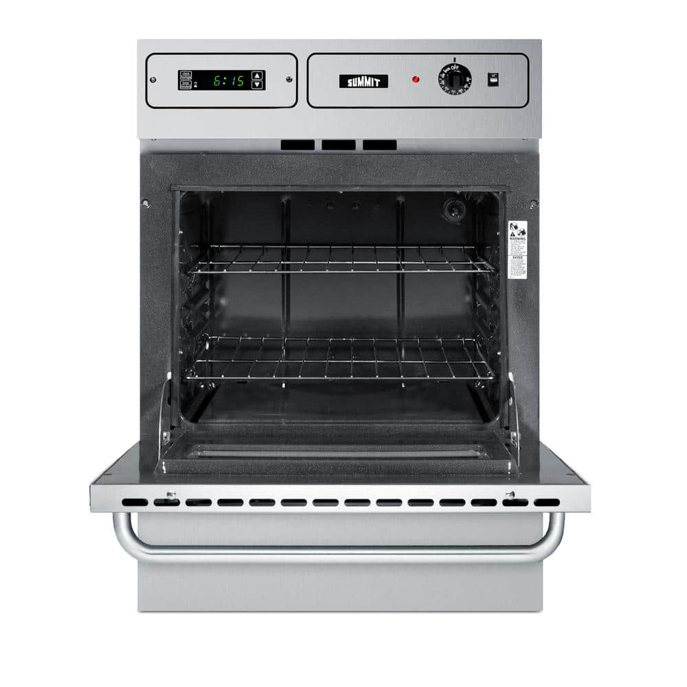 24 In. Single Gas Wall Oven in Stainless Steel
