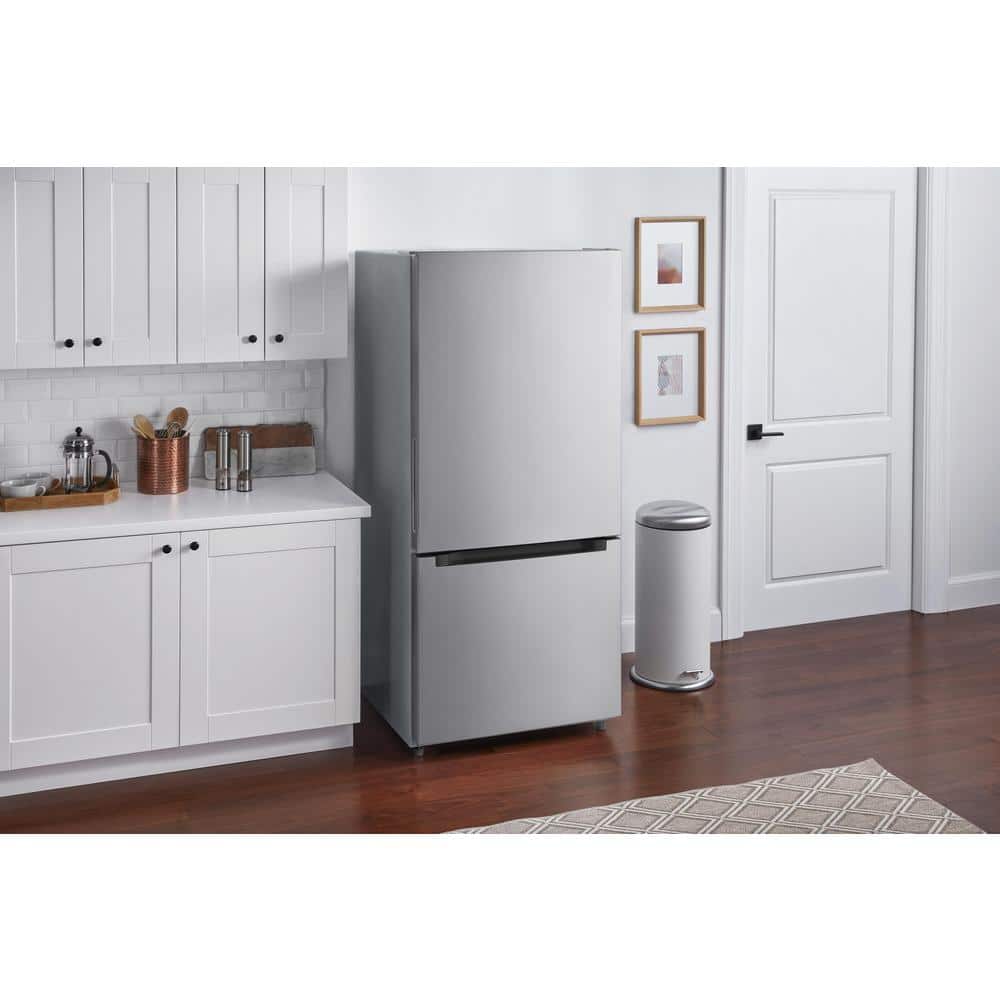 18.7 Cu. Ft. Bottom Freezer Refrigerator in Stainless Steel