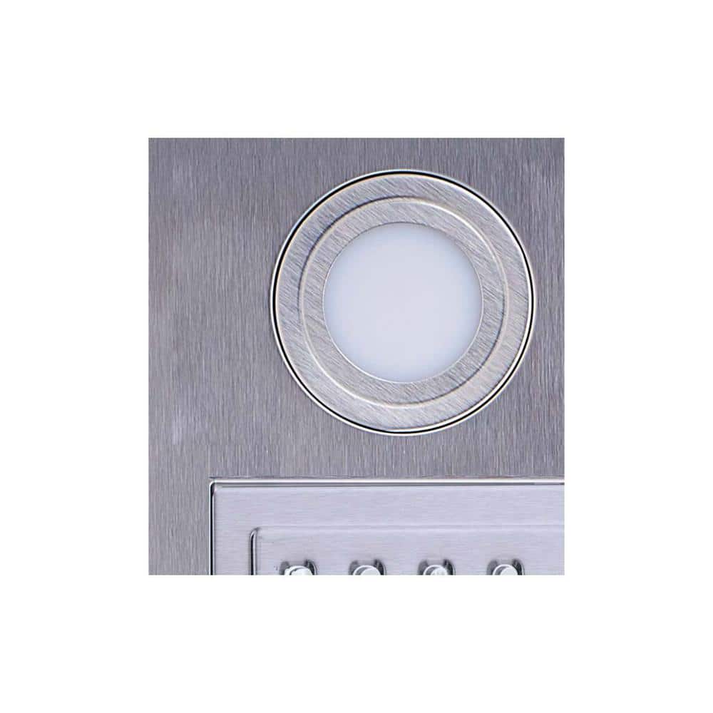 Sarela 30 In. W X 7 In. H 500CFM Convertible under Cabinet Range Hood in Stainless Steel with LED Lights and Filter