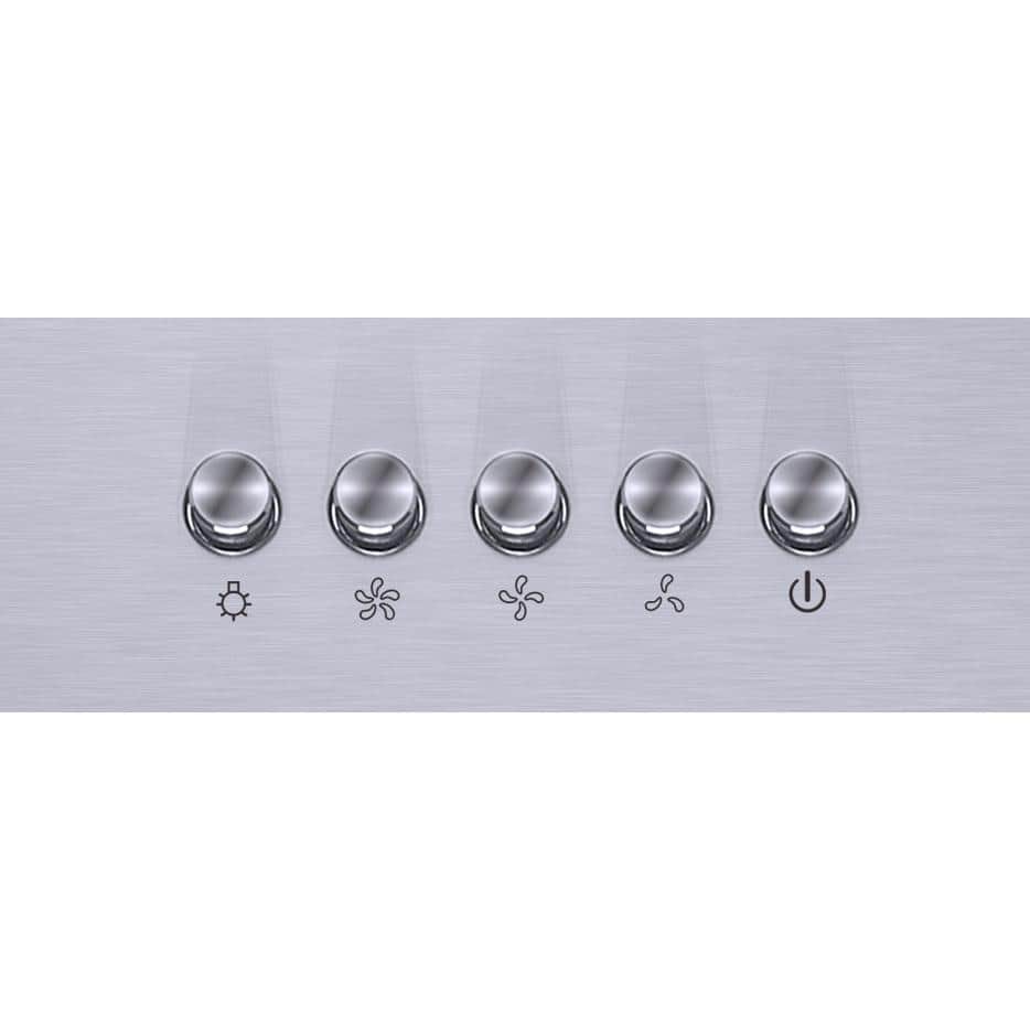 Sarela 30 In. W X 7 In. H 500CFM Convertible under Cabinet Range Hood in Stainless Steel with LED Lights and Filter