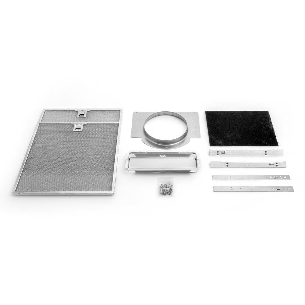 Caprelo 30 In. 320 CFM Convertible under Cabinet Range Hood in Stainless Steel with LED Lighting and Charcoal Filter