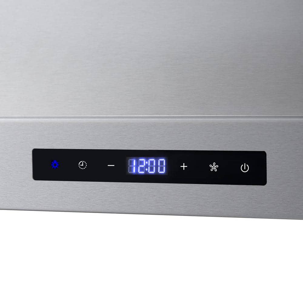30 In. Vista Collection 380 CFM Ducted Wall Mount Range Hood, Touch Controls, LED Lights, Stainless Steel