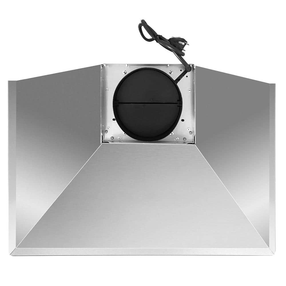 30 In. Vista Collection 380 CFM Ducted Wall Mount Range Hood, Touch Controls, LED Lights, Stainless Steel