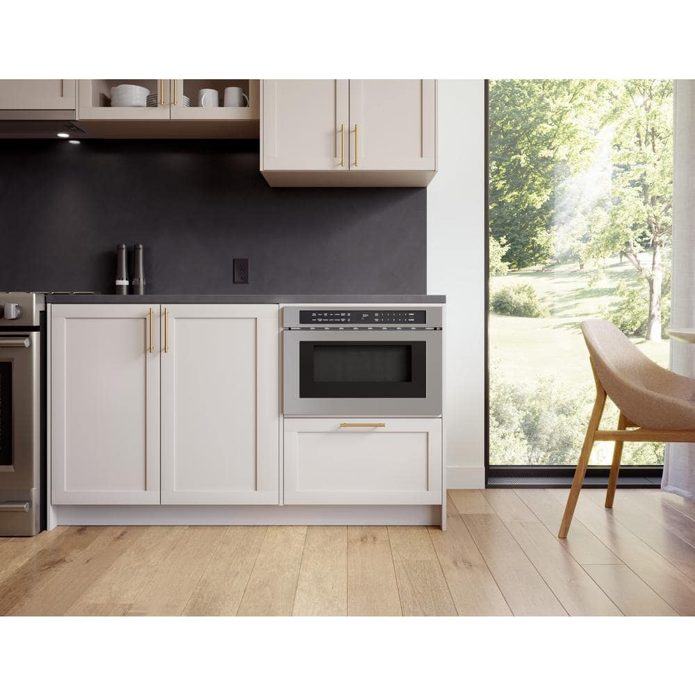 24 In. 1.2 Cu. Ft. Built-In Microwave Drawer in Stainless Steel