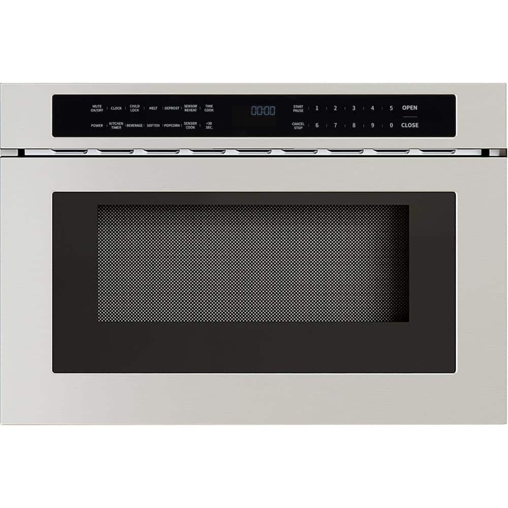 24 In. 1.2 Cu. Ft. Built-In Microwave Drawer in Stainless Steel