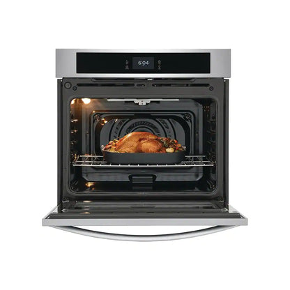 30 In. Single Electric Built-In Wall Oven with Convection in Stainless Steel