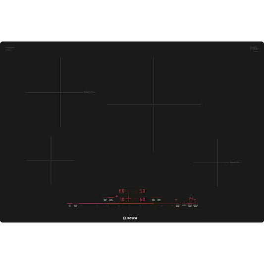 800 Series 30 In. Induction Cooktop in Black with 4 Burner Elements