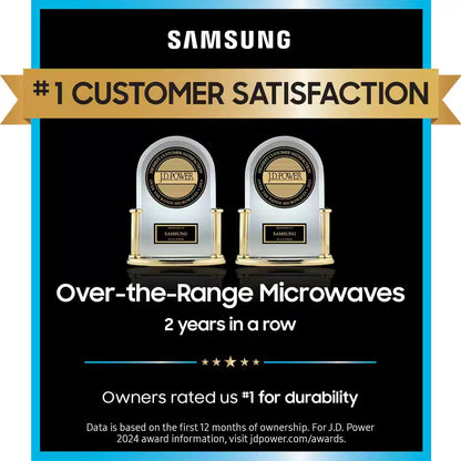 30 In. W 1.7 Cu. Ft. over the Range Microwave in Fingerprint Resistant Stainless Steel