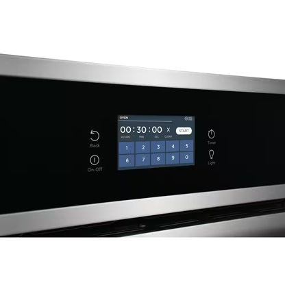 27 In. Single Electric Built-In Wall Oven with Convection in Stainless Steel