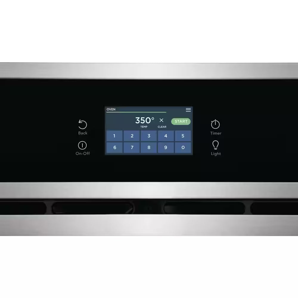 27 In. Single Electric Built-In Wall Oven with Convection in Stainless Steel