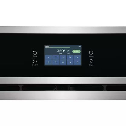 27 In. Single Electric Built-In Wall Oven with Convection in Stainless Steel