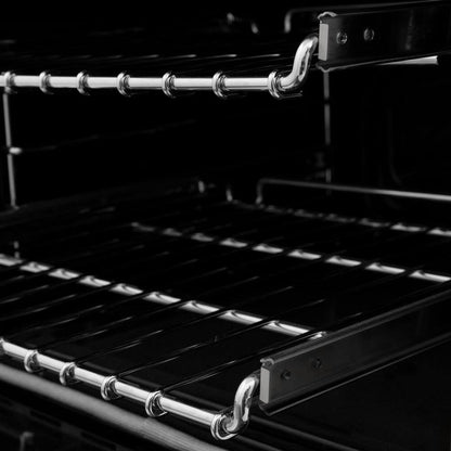 Autograph Edition 48 In. 7 Burner Double Oven Dual Fuel Range in Stainless Steel and Polished Gold