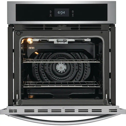 27 In. Single Electric Built-In Wall Oven with Convection in Stainless Steel