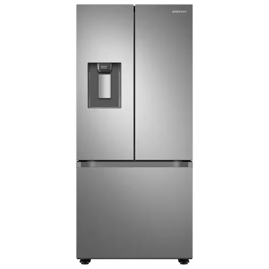 22 Cu. Ft. 3-Door French Door Smart Refrigerator with Water Dispenser in Fingerprint Resistant Stainless Steel
