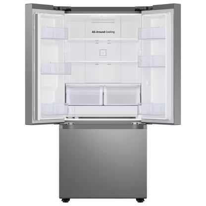 22 Cu. Ft. 3-Door French Door Smart Refrigerator with Water Dispenser in Fingerprint Resistant Stainless Steel