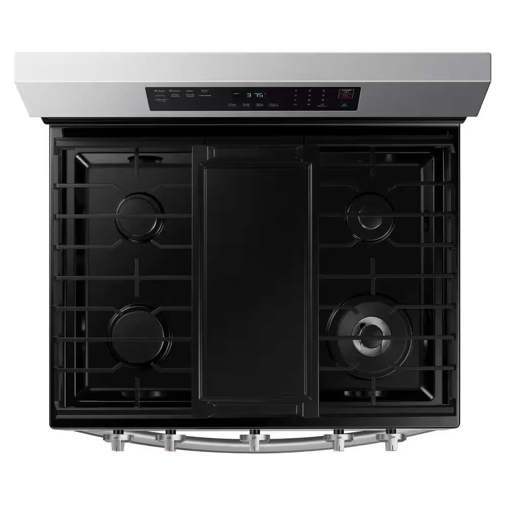 6 Cu. Ft. Smart Wi-Fi Enabled Convection Gas Range with No Preheat Airfry in Stainless Steel