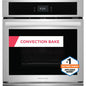 27 In. Single Electric Built-In Wall Oven with Convection in Stainless Steel