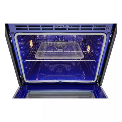 4.7 Cu. Ft. Smart Single Electric Wall Oven with Fan Convection, Air Fry in Printproof in Stainless Steel