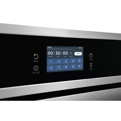 30 In. Single Electric Built-In Wall Oven with Convection in Stainless Steel