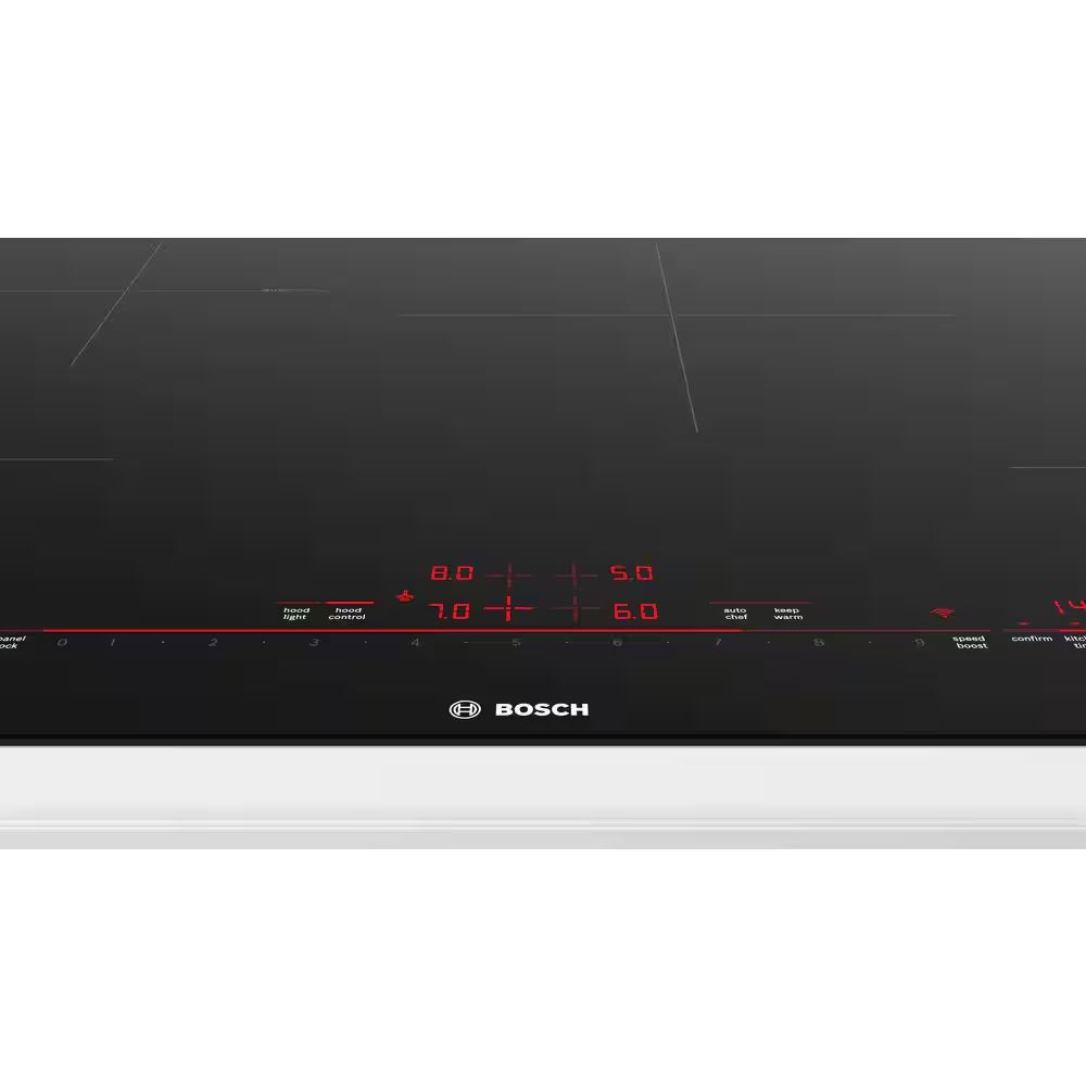 800 Series 30 In. Induction Cooktop in Black with 4 Burner Elements