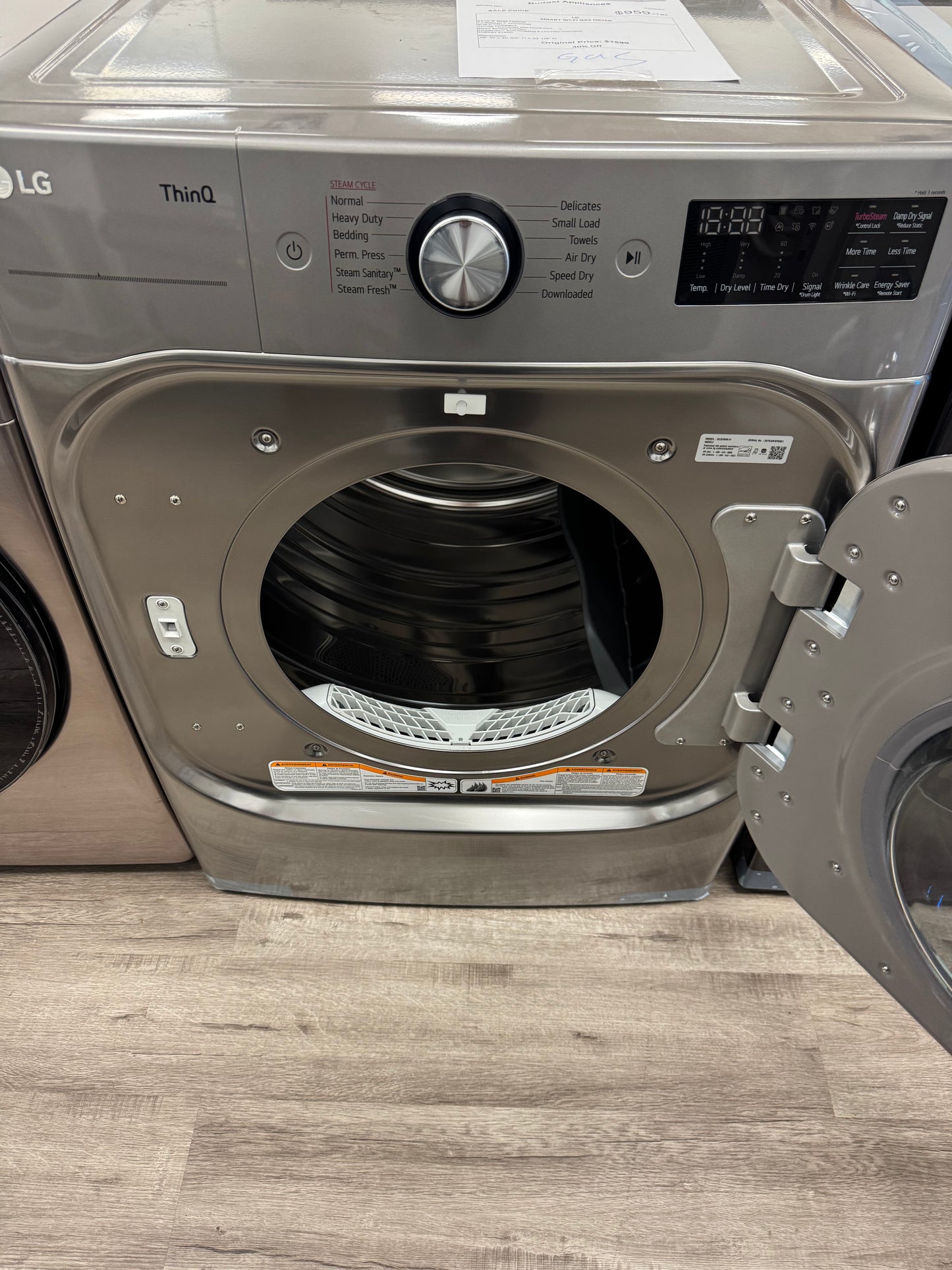 LG Smart Wi-Fi Gas Dryer