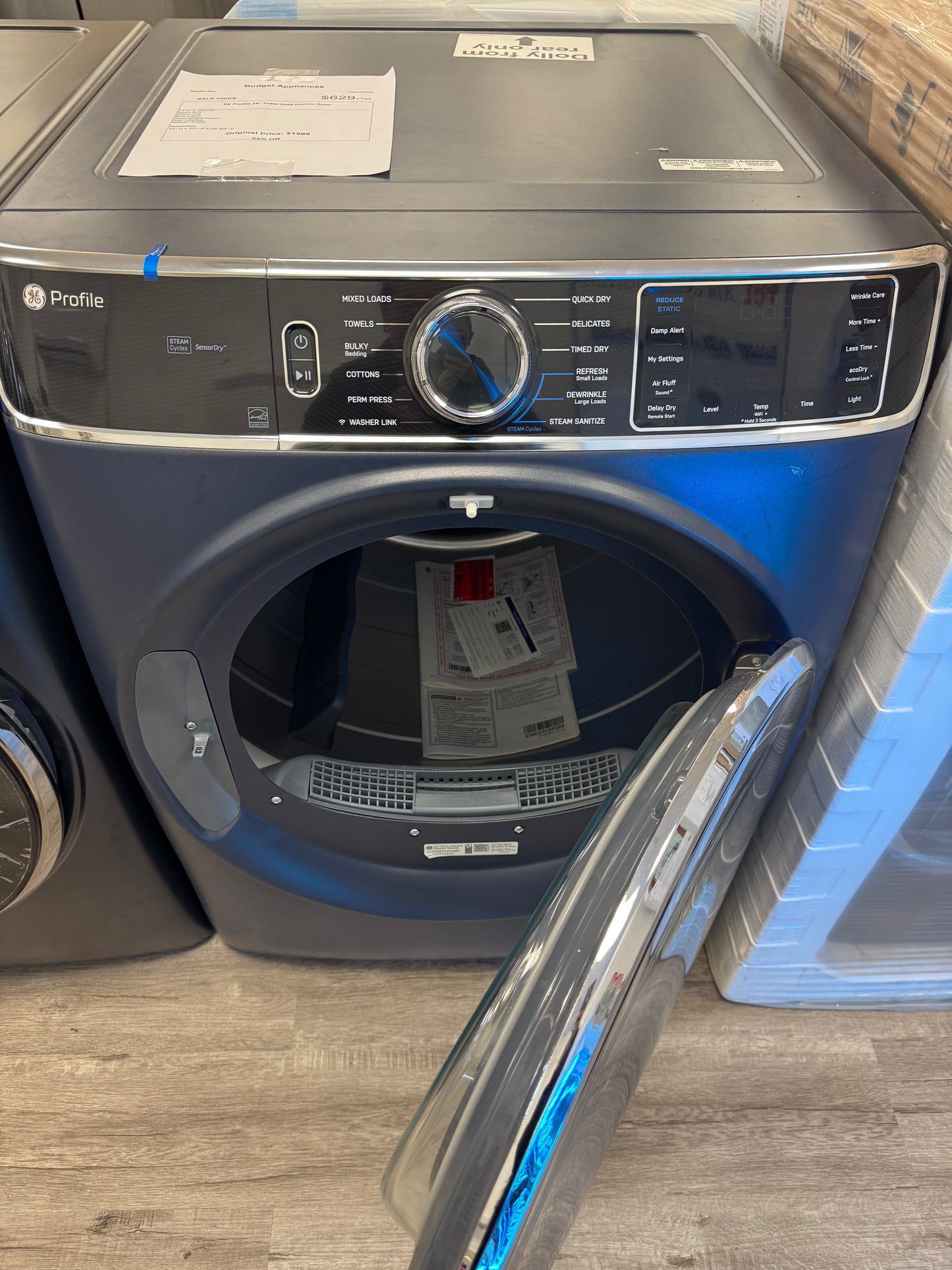 GE Profile 28’’ Front Load Electric Dryer