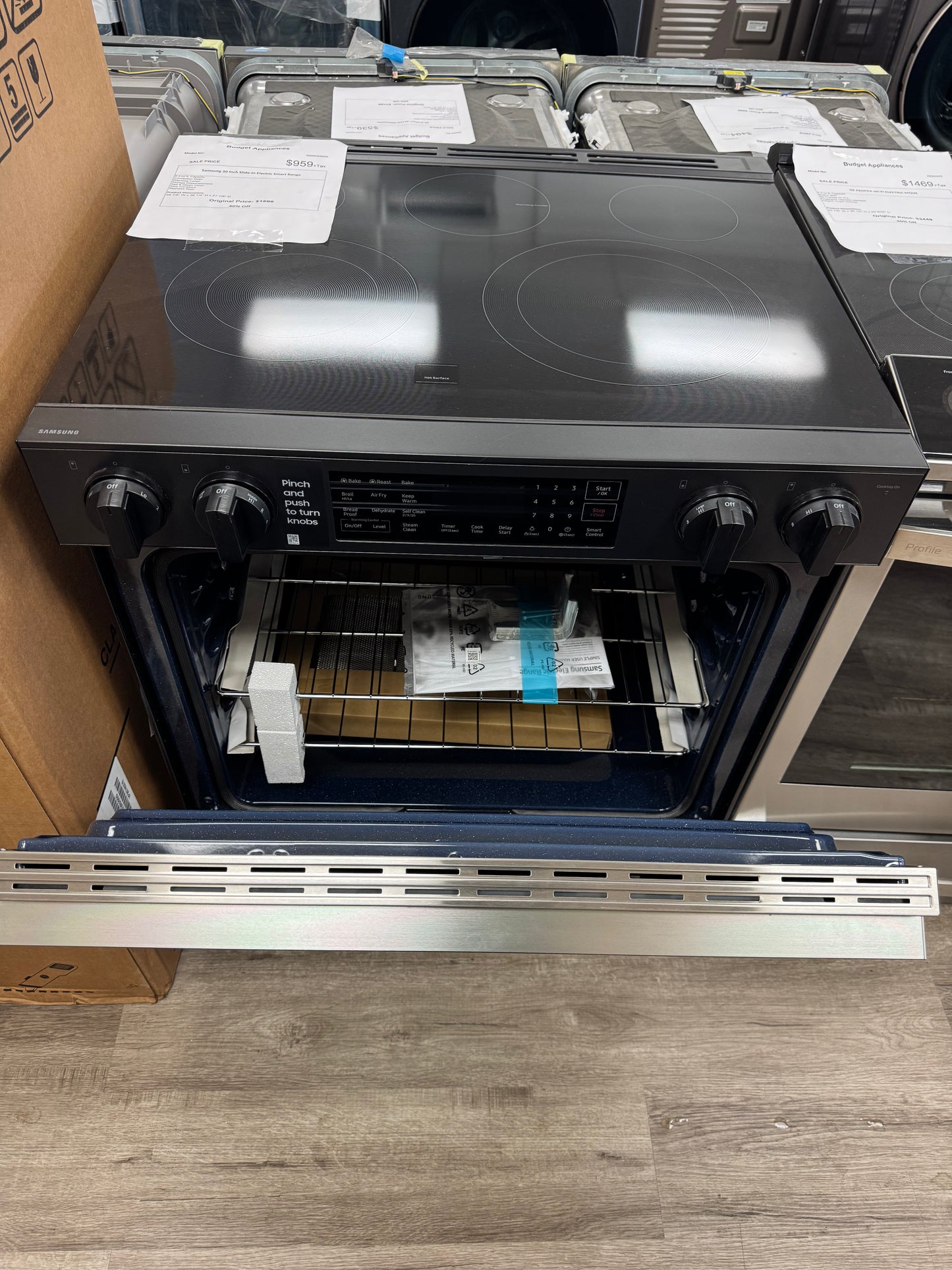 Samsung 30Inch Slide-In Electric Smart Range