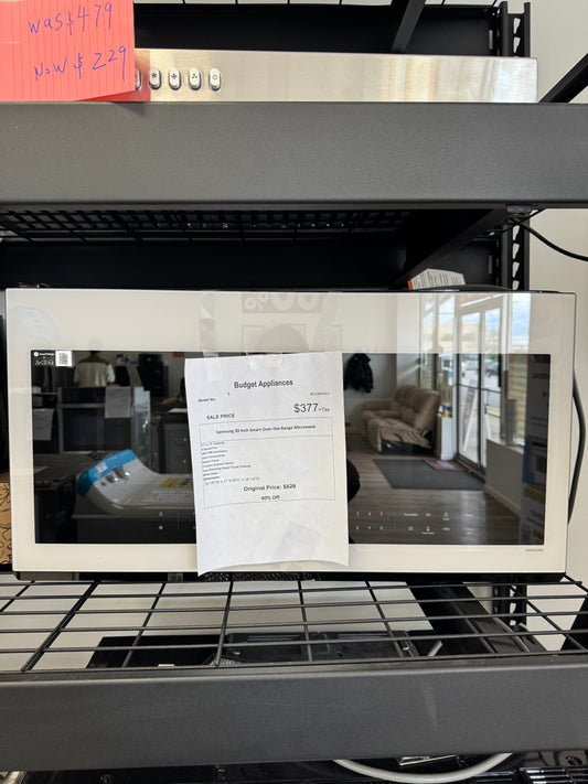 Samsung 30 Inch Smart Over - the - Range Microwave
