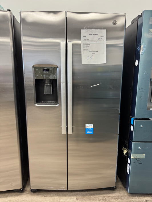 GE 25.3 Cu. Ft .Side - By - Side  Refrigerator