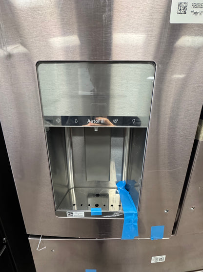 GE Profile Energy Star 27.9 Cu. Ft . Smart Fingerprint Resistant 4- Door French - Door Refrigerator With Door In Door