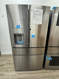 GE Profile Energy Star 27.9 Cu. Ft . Smart Fingerprint Resistant 4- Door French - Door Refrigerator With Door In Door