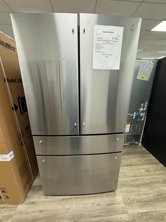GE Profile Series Energy Star 29 Cu. Ft . Smart Fingerprint Resistant 4- Door French - Door Refrigerator