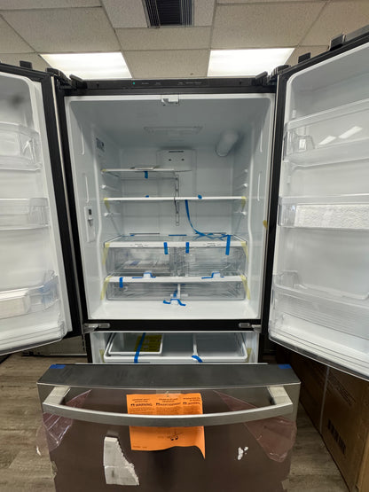 GE Energy Star 21.9 Cu. Ft. Fingerprint Resistant Counter - Depth French - Door Refrigerator