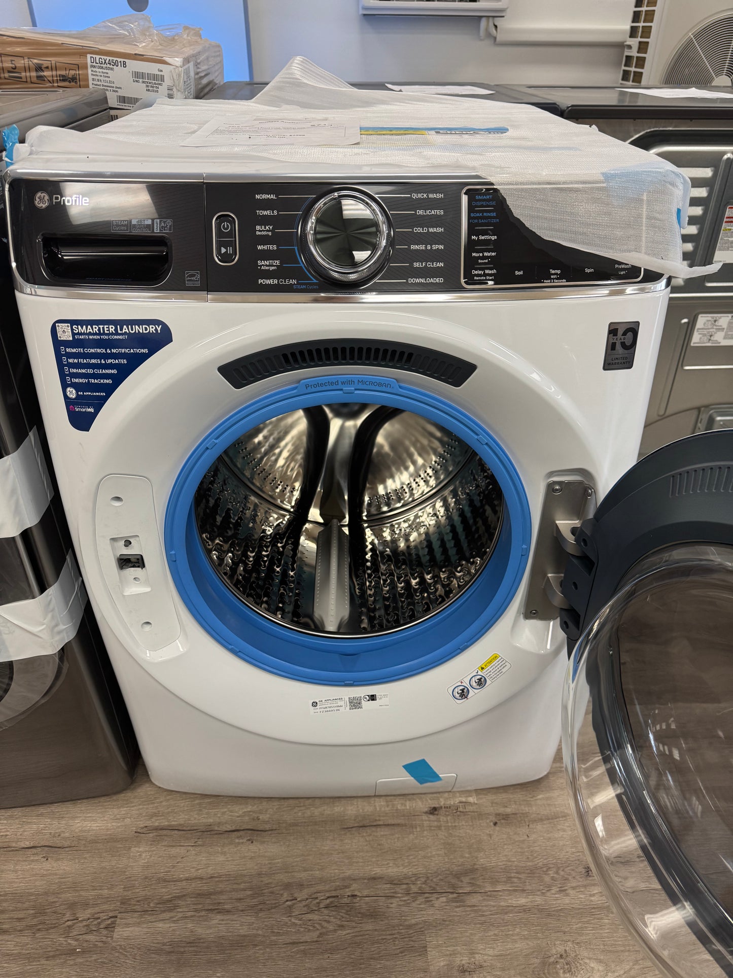GE Profile Smart Front Load Washer With UltraFresh Vent System + With OdorBlock