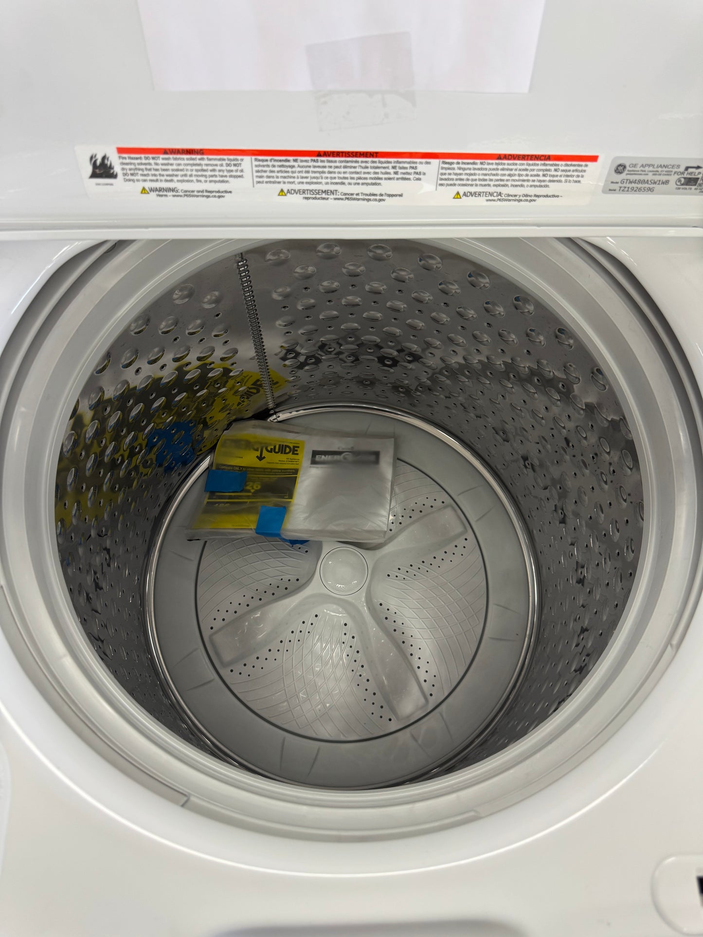GE 27 Inch Top Load Washer