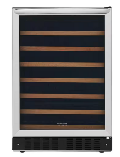 Frigidaire Gallery 52 Bottle Undercounter Wine Cooler in Smudge-Proof Stainless Steel