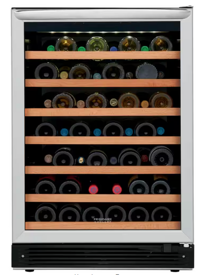 Frigidaire Gallery 52 Bottle Undercounter Wine Cooler in Smudge-Proof Stainless Steel
