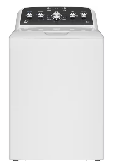 GE 4.5 cu. ft. Top Load Washer in White with Cold Plus and Wash Boost