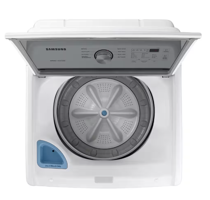 Samsung 4.5 cu. ft. Top Load Washer with Impeller and Vibration Reduction in White