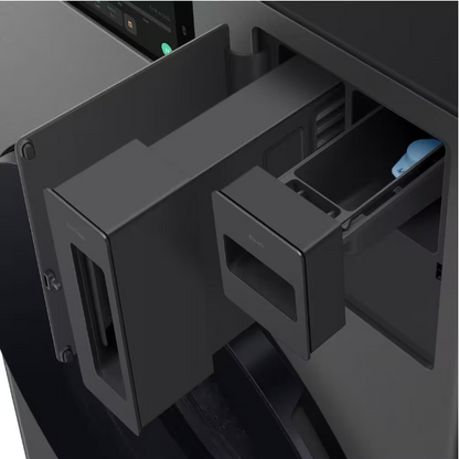 Samsung Bespoke 5.3 cu. ft. Ultra Capacity All-In-One Washer Dryer Combo with Super Speed and Ventless Heat Pump in Dark Steel
