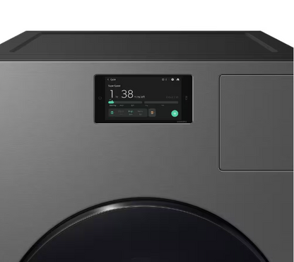 Samsung Bespoke 5.3 cu. ft. Ultra Capacity All-In-One Washer Dryer Combo with Super Speed and Ventless Heat Pump in Dark Steel