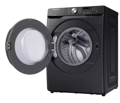 Samsung 4.5 cu. ft. High-Efficiency Front Load Washer with Self-Clean+ in Brushed Black