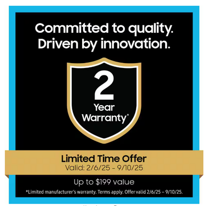 Samsung 4.5 cu. ft. High-Efficiency Front Load Washer with Self-Clean+ in Brushed Black