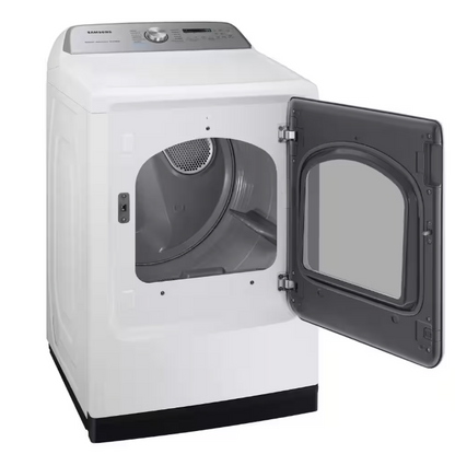 Samsung 7.4 cu. ft. Vented Smart Electric Dryer with Steam Sanitize Plus in White
