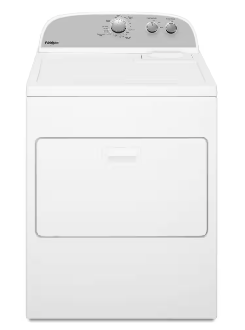 Whirlpool 7.0 cu. ft. 240-Volt White Electric vented Dryer with AUTODRY Drying System