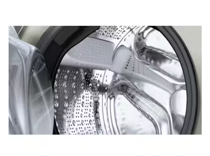 Bosch 800 Series 24 in. 2.4 cu. ft. Smart Stackable Front Load Compact Washer in Pearl Steel, ENERGY STAR
