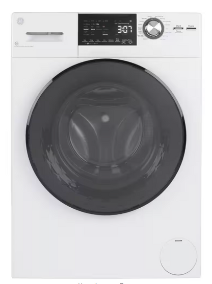 GE 2.4 cu. ft. Compact White 120-Volt Ventless Electric All-in-One Washer Dryer Combo