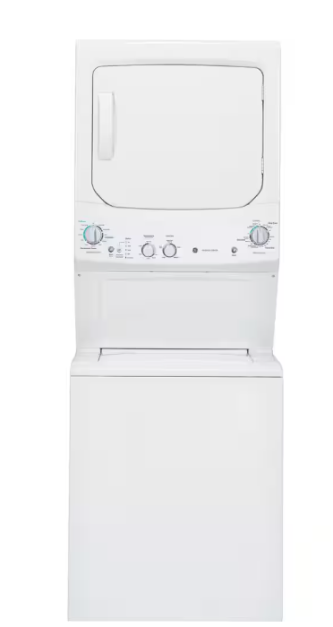 GE 3.8 cu. ft. Washer 5.9 cu. ft. Electric Dryer Combo in White