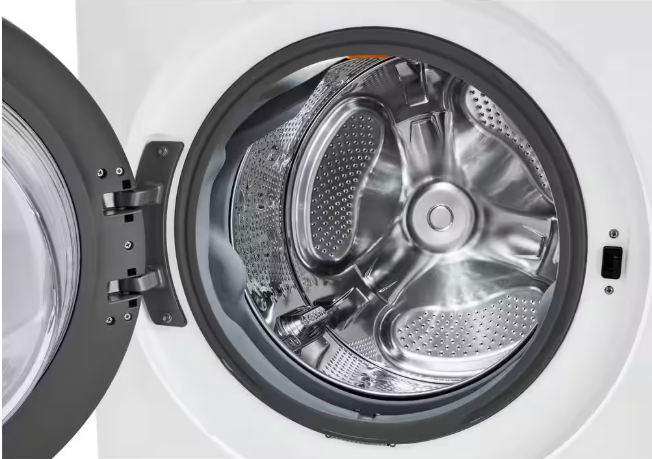 LG WashTower Stacked SMART Laundry Center 4.5 Cu.Ft. Front Load Washer & 7.4 Cu.Ft. Gas Dryer in White